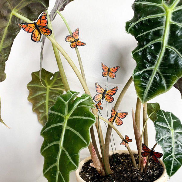Monarch: Small Plant Decor (Approx 1”)