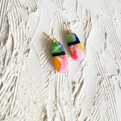 Color Block Oval: Style 1 Medium